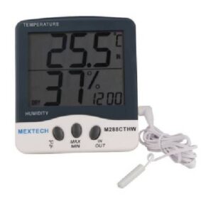 MEXTECH M288CTHW Jumbo Display Temp: In -10 to 50°C ( 14°F to 122°F) Out -50°C to 70°C ( -58°F to 158°F)